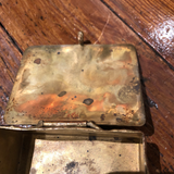 1970s Brutalist Period Brass & Jade Box