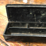 19th Century Hand-Painted and Gold-Painted Asian Pencil Box