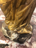 19th Century Madonna and Child With Patina