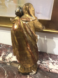 19th Century Madonna and Child With Patina