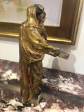 19th Century Madonna and Child With Patina
