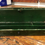 19th Century Red Rooster Pencil Box