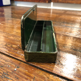 19th Century Red Rooster Pencil Box