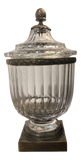 Antique Austrian Crystal Covered Urn