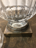 Antique Austrian Crystal Covered Urn