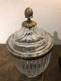 Antique Austrian Crystal Covered Urn
