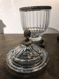 Antique Austrian Crystal Covered Urn