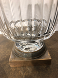 Antique Austrian Crystal Covered Urn