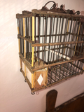 Antique Bird Boxes From Spain - a Set of 6