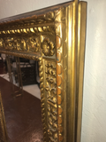 Antique Carved and Giltwood Mirror