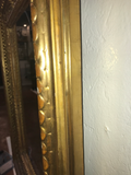 Antique Carved and Giltwood Mirror