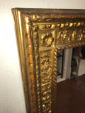 Antique Carved and Giltwood Mirror