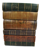 Antique French Leather-Bound Books