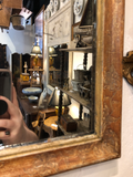 Antique French Mirror With Leaf Detail