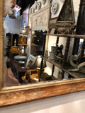 Antique French Mirror With Leaf Detail