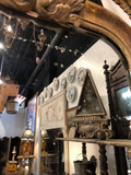 Antique French Mirror With Leaf Detail