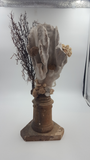 Antique Sea Coral Specimen on 18th Century French Altar Stick