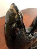 Antique Staffordshire Beach Roosters, a Pair