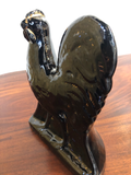 Antique Staffordshire Beach Roosters, a Pair