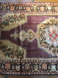 Antique Turkish Oushak Rug