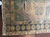 Antique Turkish Wool Oushak Prayer Rug