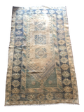 Antique Turkish Wool Oushak Prayer Rug