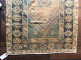Antique Turkish Wool Oushak Prayer Rug