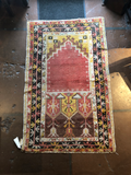 Antique Turkish Wool Prayer Rug