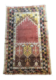 Antique Turkish Wool Prayer Rug