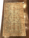 Antique Wool Turkish Oushak Rug