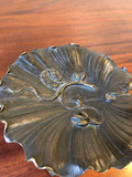 Art Deco Bronzed Lily Pad Stands, a Pair
