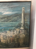 Artist Signed 1960’s View of San Francisco