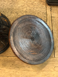 Black Forest Wood Carved Tobacco Jar With Rooster