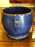 Blue Vietri Planter & Shield