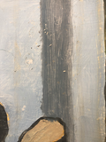 “Card Game” English Oil in Custom Wood Frame