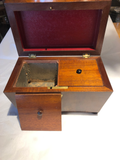 Dome Top Two Lidded Tea Caddy
