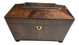 Dome Top Two Lidded Tea Caddy