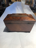 Dome Top Two Lidded Tea Caddy