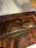 Dome Top Two Lidded Tea Caddy
