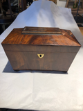 Dome Top Two Lidded Tea Caddy
