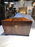 Dome Top Two Lidded Tea Caddy