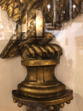 Early 19th Century Carved and Gilt Wood Eagle in a Contemporary Shadow Box