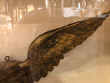 Early 19th Century Carved and Gilt Wood Eagle in a Contemporary Shadow Box