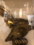 Early 19th Century Carved and Gilt Wood Eagle in a Contemporary Shadow Box