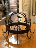 Early 19th Century Wrought Iron Dutch Crown With Hook