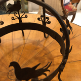 Early 19th Century Wrought Iron Dutch Crown With Hook
