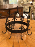 Early 19th Century Wrought Iron Dutch Crown With Hook