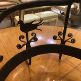 Early 19th Century Wrought Iron Dutch Crown With Hook