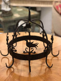 Early 19th Century Wrought Iron Dutch Crown With Hook