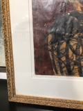 Encaustic Portrait on Paper by Jean Pierre Bourquin